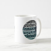 バスケットボールは私のお気に入りのシーズンヴィンテージスタイル コーヒーマグカップ (正面右)