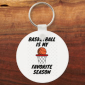 バスケットボールは私のお気に入りのシーズン8 キーホルダー (正面)