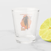 バスケットボールは私のシーズお気に入りのン ショットグラス (裏面)