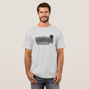 バスケットボールは私のシーズンお気に入りのだ Tシャツ