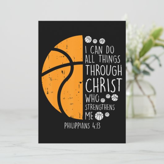 バスケットボールは聖書の一節、神イエス シーズンカード (スタンド正面)