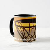 バスケットボールはcharacteを…造りません マグカップ (正面左)