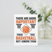 バスケットボールよりも重要なことはある ポストカード (スタンド正面)