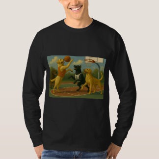 バスケットボールをするラブラドール・レトリーバー Tシャツ