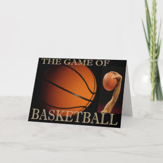 バスケットボールをする カード