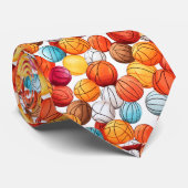 バスケットボールをテーマにした ネクタイ (ロール)