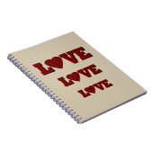 バスケットボールをハートで愛する ノートブック (右側)