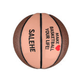 バスケットボールを生き生きとし™カスタムミニバスケットボール ミニバスケットボール (縦)