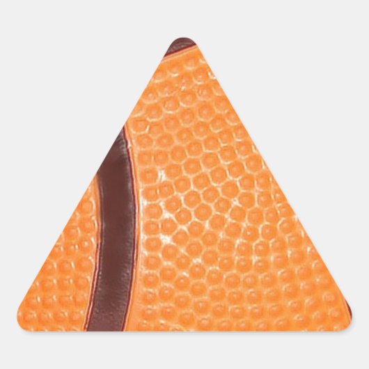 バスケットボールを閉じる 三角形シール (正面)