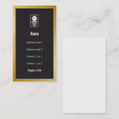 バスケットボールアイコン名刺 名刺 (正面/裏面)