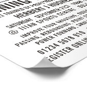 バスケットボールアイコン、バスケットボールトレーニングコース ポスター (角)