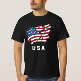 バスケットボールアメリカ合衆国国旗2021 Tシャツ