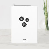 バスケットボールアンドフラッグススポーツ子供の誕生日 カード (裏面)