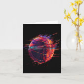 バスケットボールアートボールプレーヤーバスケットボールフープDr. カード (黄色い花)