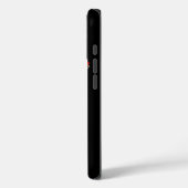 バスケットボールアートワークお名前白黒赤 Case-Mate iPhoneケース (裏面 / 左)