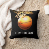 バスケットボールアートワーク クッション (ブランケット)