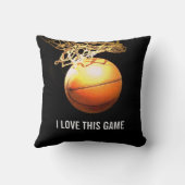 バスケットボールアートワーク クッション (裏面)