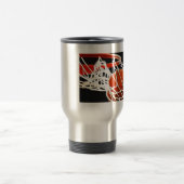 バスケットボールアートワーク トラベルマグ (中央)