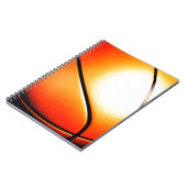 バスケットボールアートワーク ノートブック (左側)