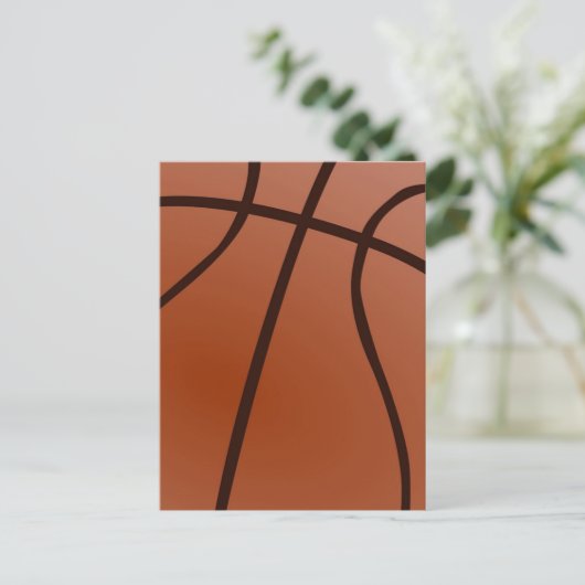 バスケットボールアートワーク ポストカード (スタンド正面)