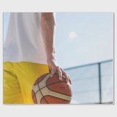 バスケットボールアートワーク ラッピングペーパー (フラット)