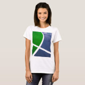 バスケットボールアートワーク Tシャツ (正面フル)