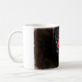 バスケットボールアート コーヒーマグカップ (左)