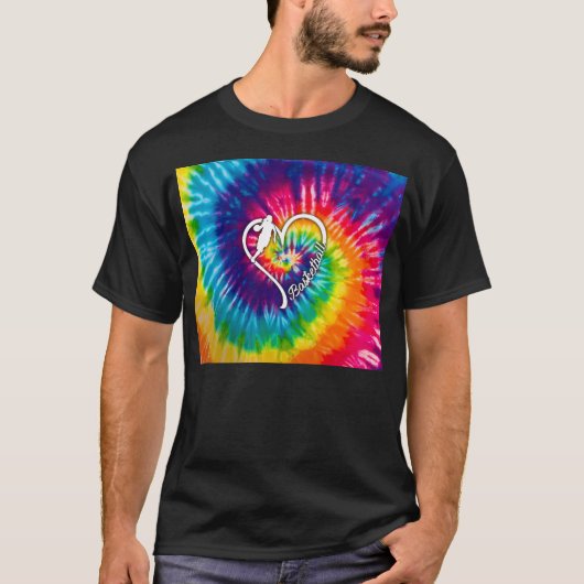 バスケットボールアート Tシャツ (正面)