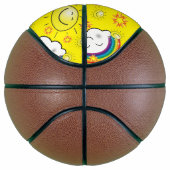 バスケットボールイエローレインボーサンクラウド バスケットボール (右)