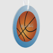 バスケットボールイメージ🏀モノグラムバジェットスペシャル オーナメント (正面)