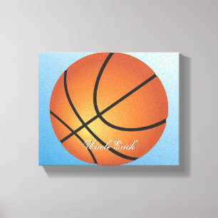 バスケットボールイメージ🏀モノグラムバジェットスペシャル キャンバスプリント
