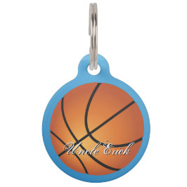 バスケットボールイメージ🏀モノグラムバジェットスペシャル ペット ネームタグ
