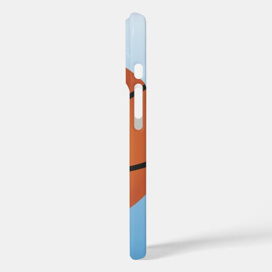 バスケットボールイメージ🏀モノグラムバジェットスペシャル Case-Mate iPhoneケース (裏面 / 左)