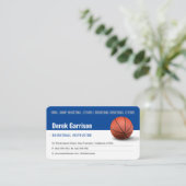 バスケットボールインストラクター |コーチ |トレーナービジネスC 名刺 (スタンド正面)