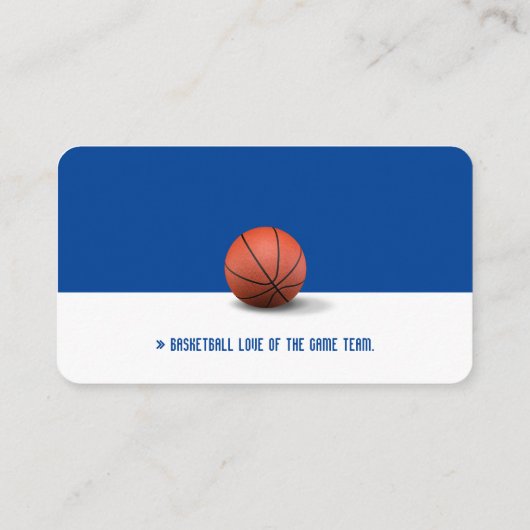 バスケットボールインストラクター |コーチ |トレーナービジネスC 名刺 (裏面)