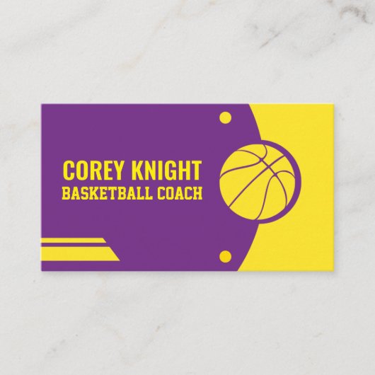 バスケットボールインストラクター – バスケットボールコーチ 名刺