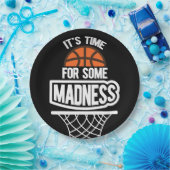 バスケットボールウォッチのパーティー ペーパープレート (パーティー)