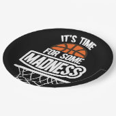 バスケットボールウォッチのパーティー ペーパープレート (アングル)