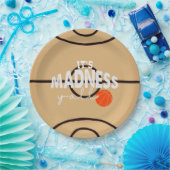 バスケットボールウォッチのパーティー ペーパープレート (パーティー)