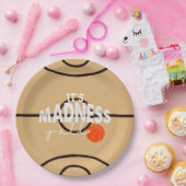 バスケットボールウォッチのパーティー ペーパープレート (パーティー)