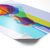 バスケットボールウォパパッポップ・アートのパアート フォトプリント            (角)