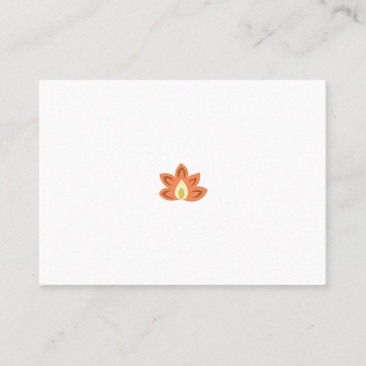 バスケットボールオレンジ、Marzipanファンタスティックなイラスト プレイスカード (正面)