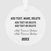 バスケットボールオーナメント オーナメント (裏面)