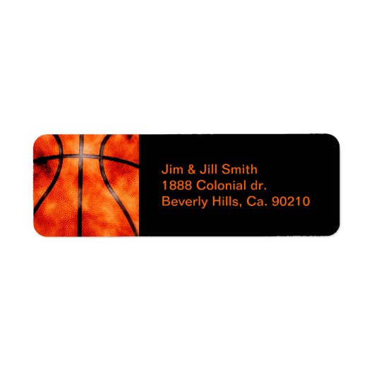 バスケットボールオールデイグランジスタイル ラベル (正面)