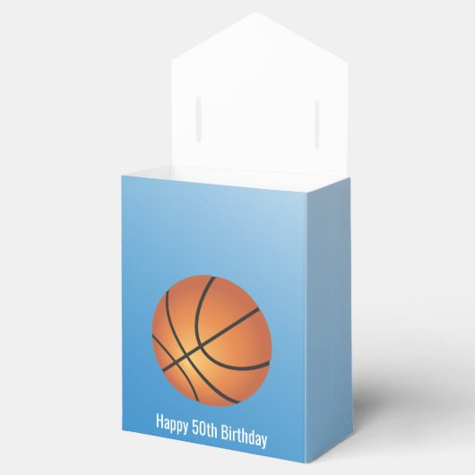 バスケットボール🏀カスタムパーティーギフト フェイバーボックス (オープン)