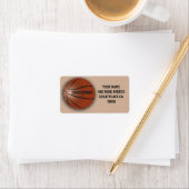 バスケットボールカスタム住所 シール (インサイチュ)