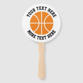 バスケットボールカスタム卒業式パーティーのフォトハンドファン ハンドファン (正面)