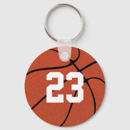 バスケットボールカスタム選手のジャージー番号または文字 キーホルダー