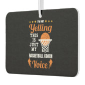 バスケットボールカッコいい カーエアーフレッシュナー (左)