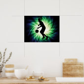 バスケットボールカッコいい ポスター (キッチン)